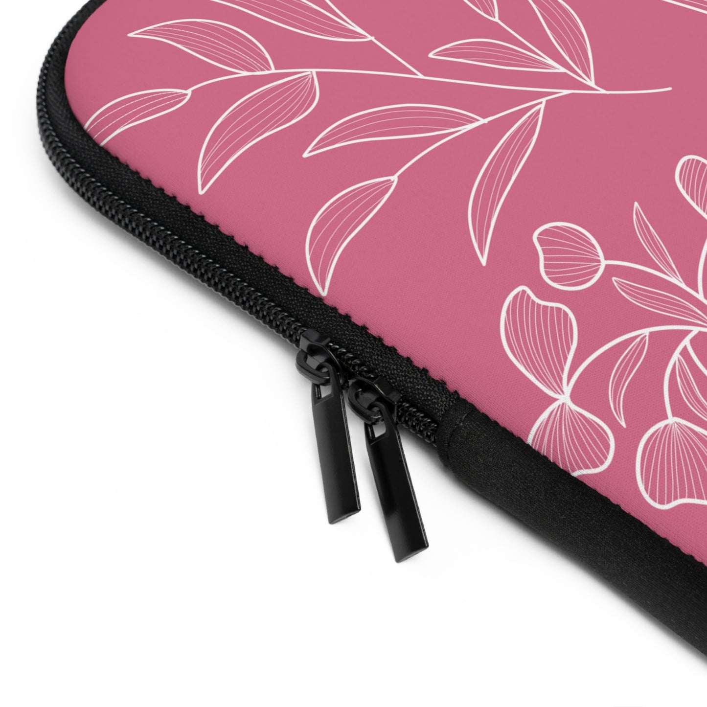 Floral Pink Laptop Sleeve - Stylish, Protective Case for Laptops & Tablets