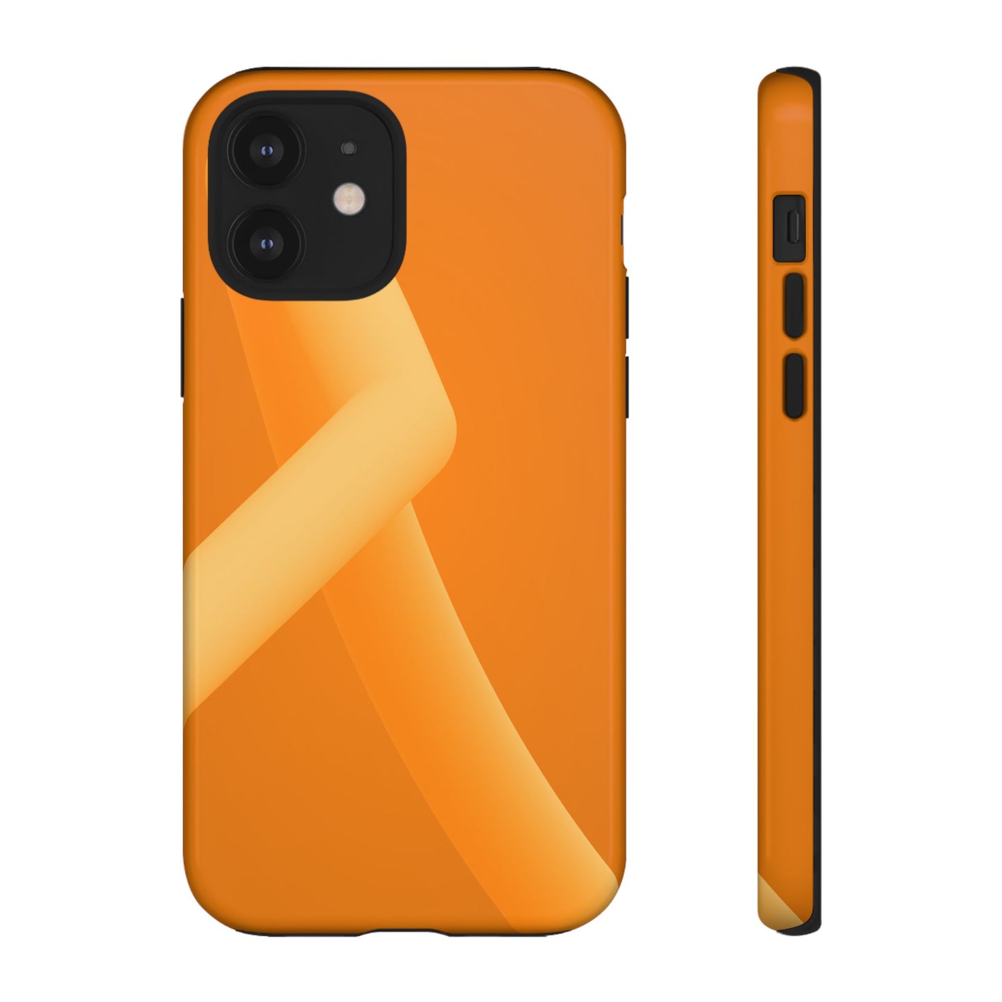 Stylish Tough Phone Case - Modern Orange Design for Ultimate Protection