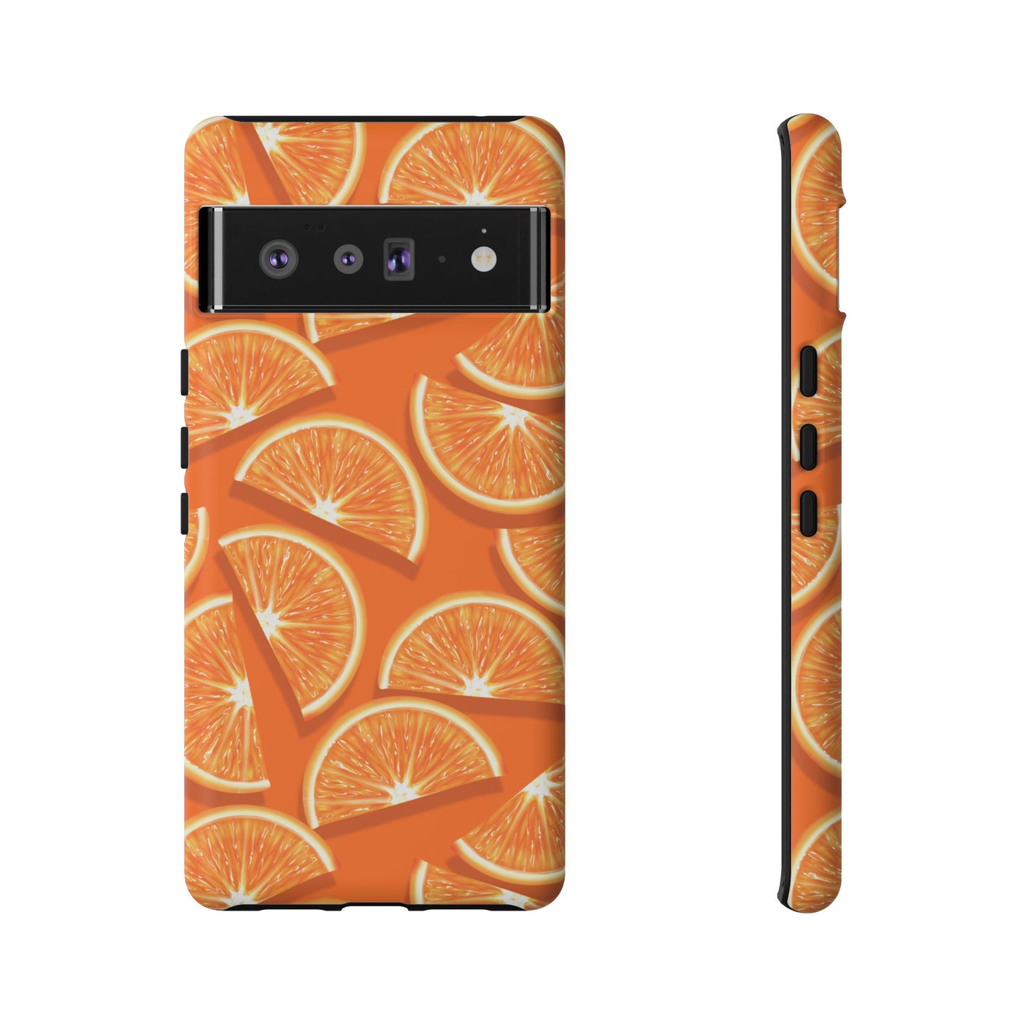 Vibrant Orange Slice Phone Case - Tough Cases for Phone Protection