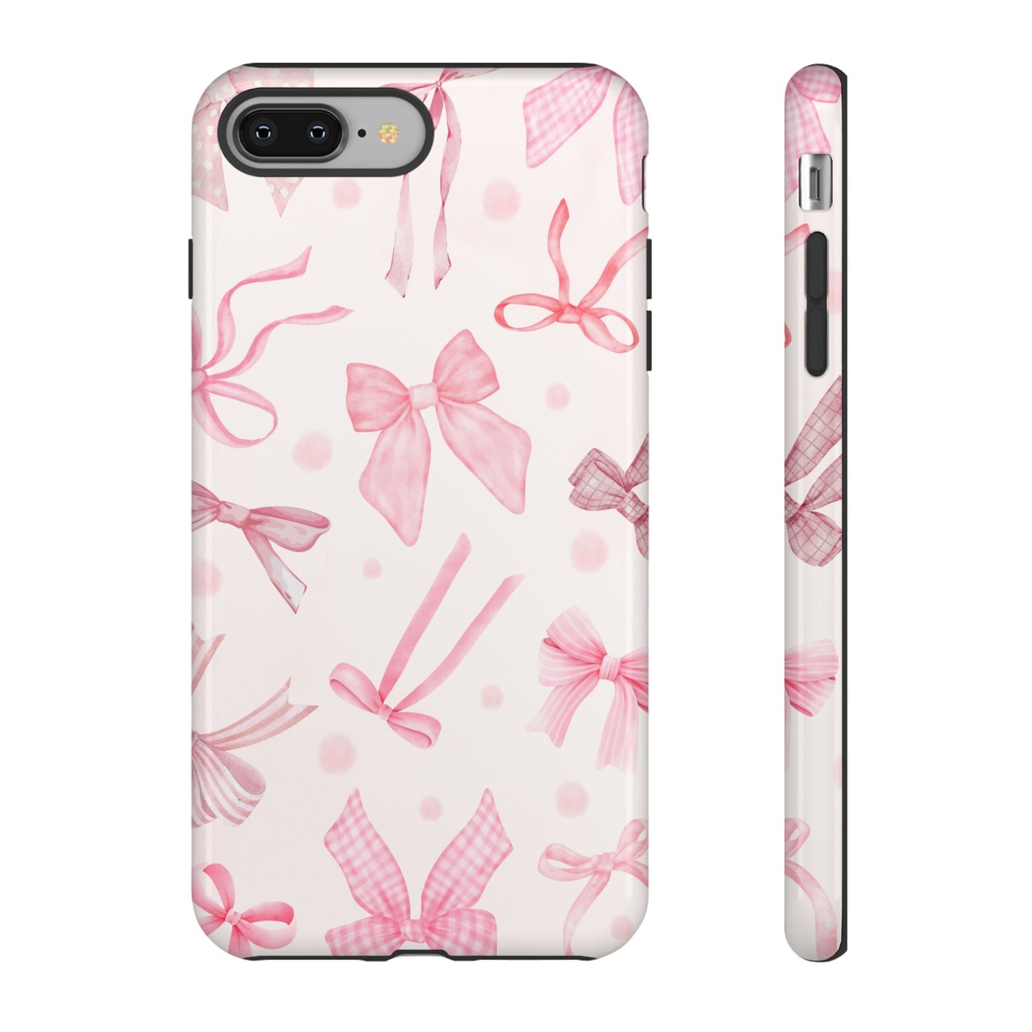 Beautiful Pink Bow Phone Case - Tough Case for Stylish Protection