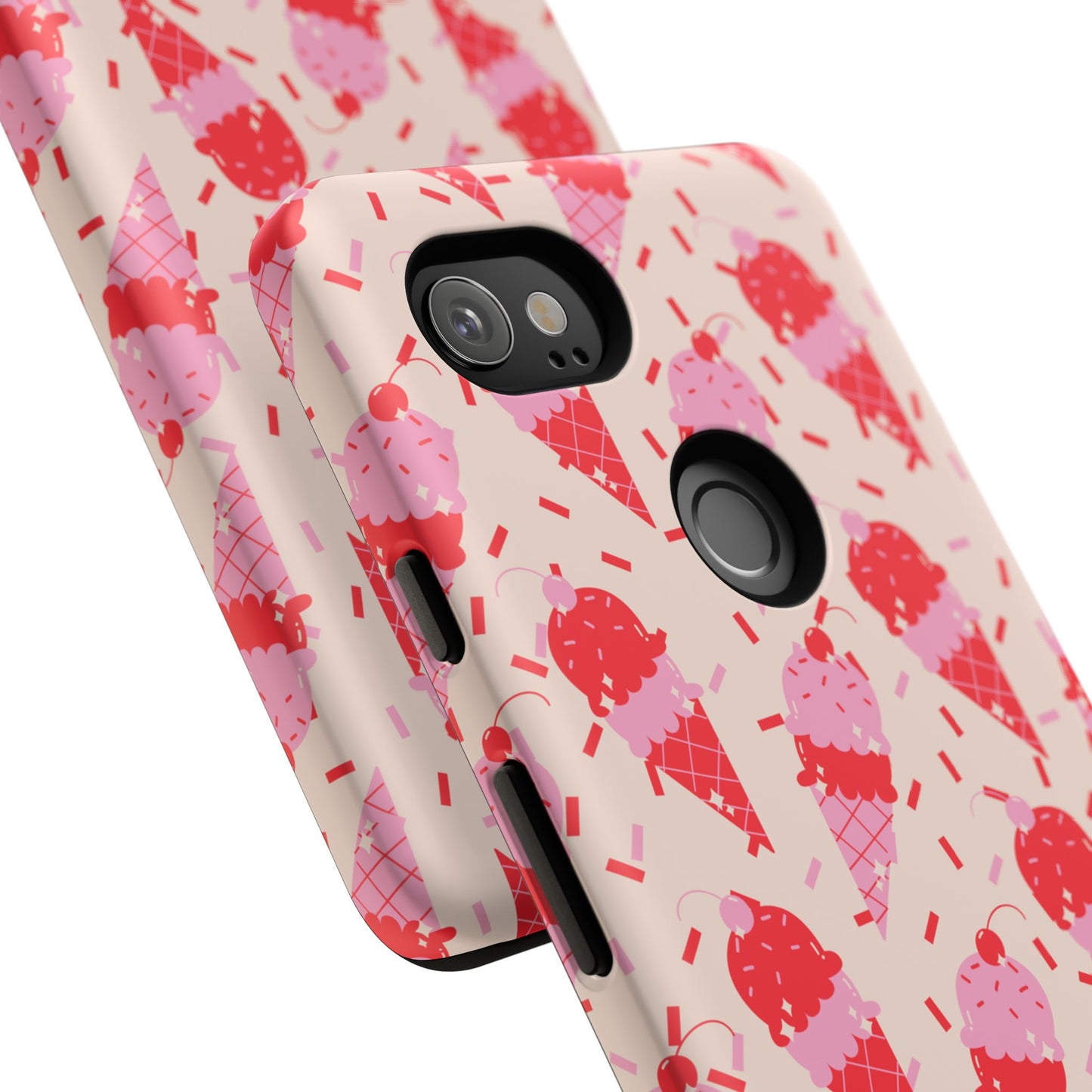 Ice Cream Phone Case - Cute Tough Cases for Ice Cream Lovers, Fun Summer Accessory, Birthday Gift, Colorful iPhone Cover