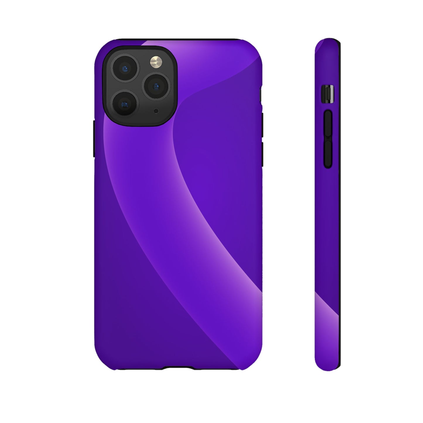 Stylish Tough Phone Case - Modern Purple Design for Ultimate Protection