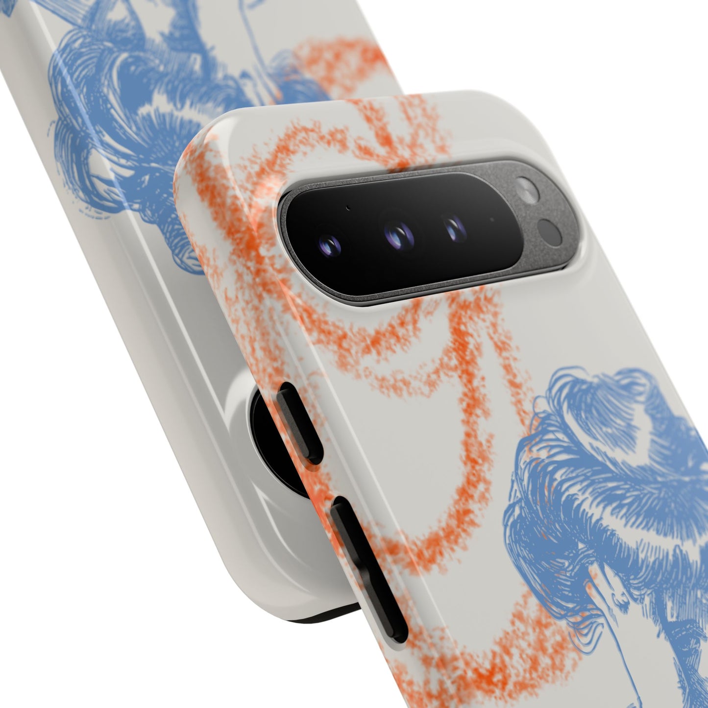 Artistic Phone Case with Stress Relief Design