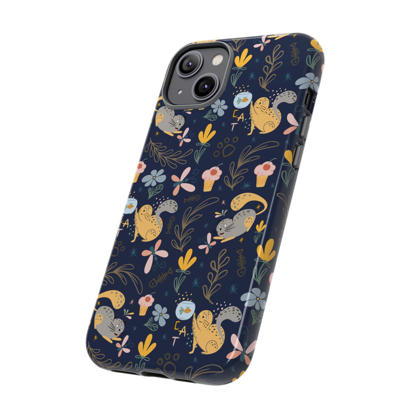 Cat-Themed Tough Phone Case - Tough Case For Stylish Protection