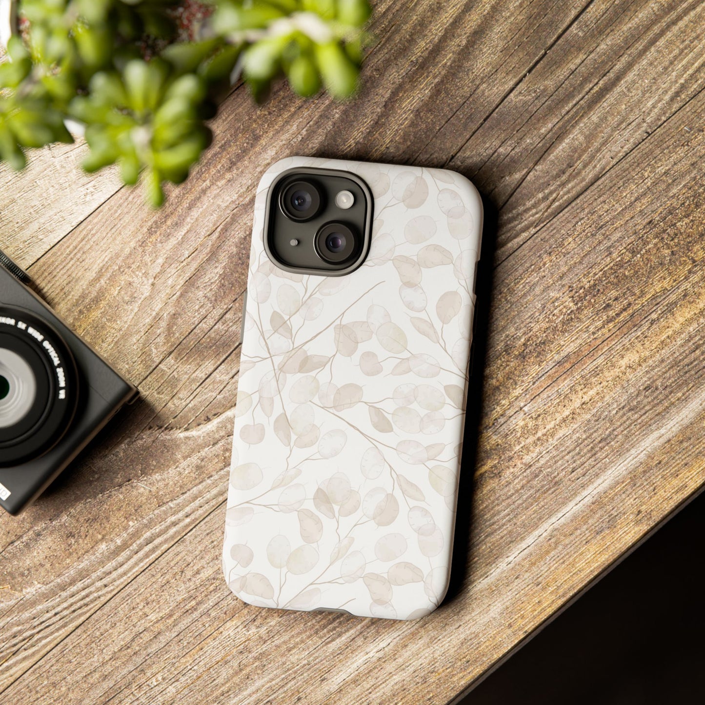 Botanical Phone Case, Tough Cases, Floral Design, Nature Lover Gift, Eco-Friendly Accessory, Protective Phone Cover