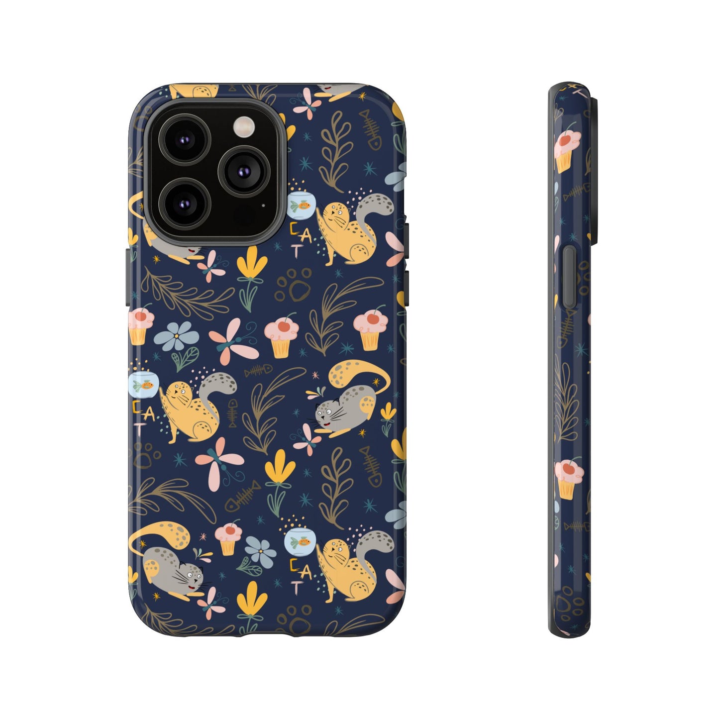 Cat-Themed Tough Phone Case - Tough Case For Stylish Protection