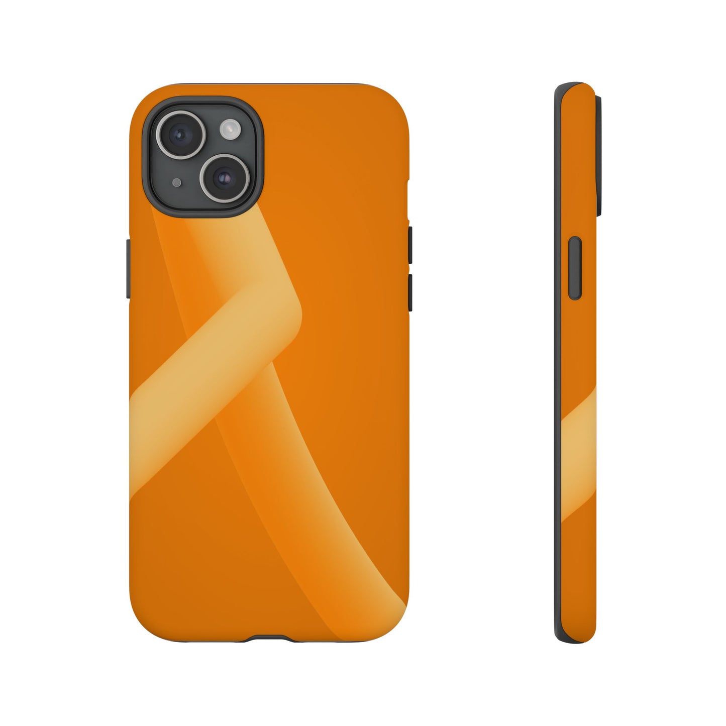 Stylish Tough Phone Case - Modern Orange Design for Ultimate Protection