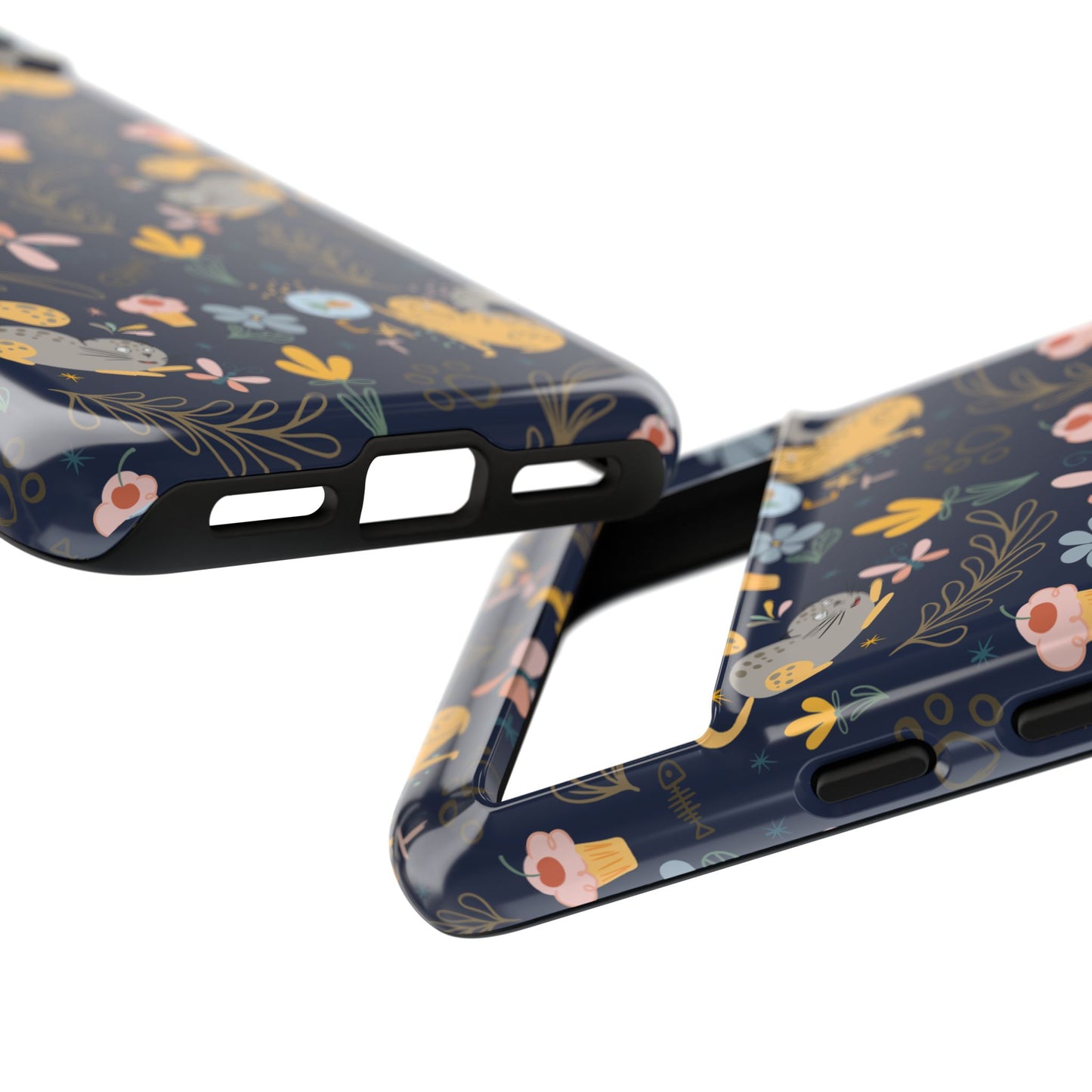 Cat-Themed Tough Phone Case - Tough Case For Stylish Protection