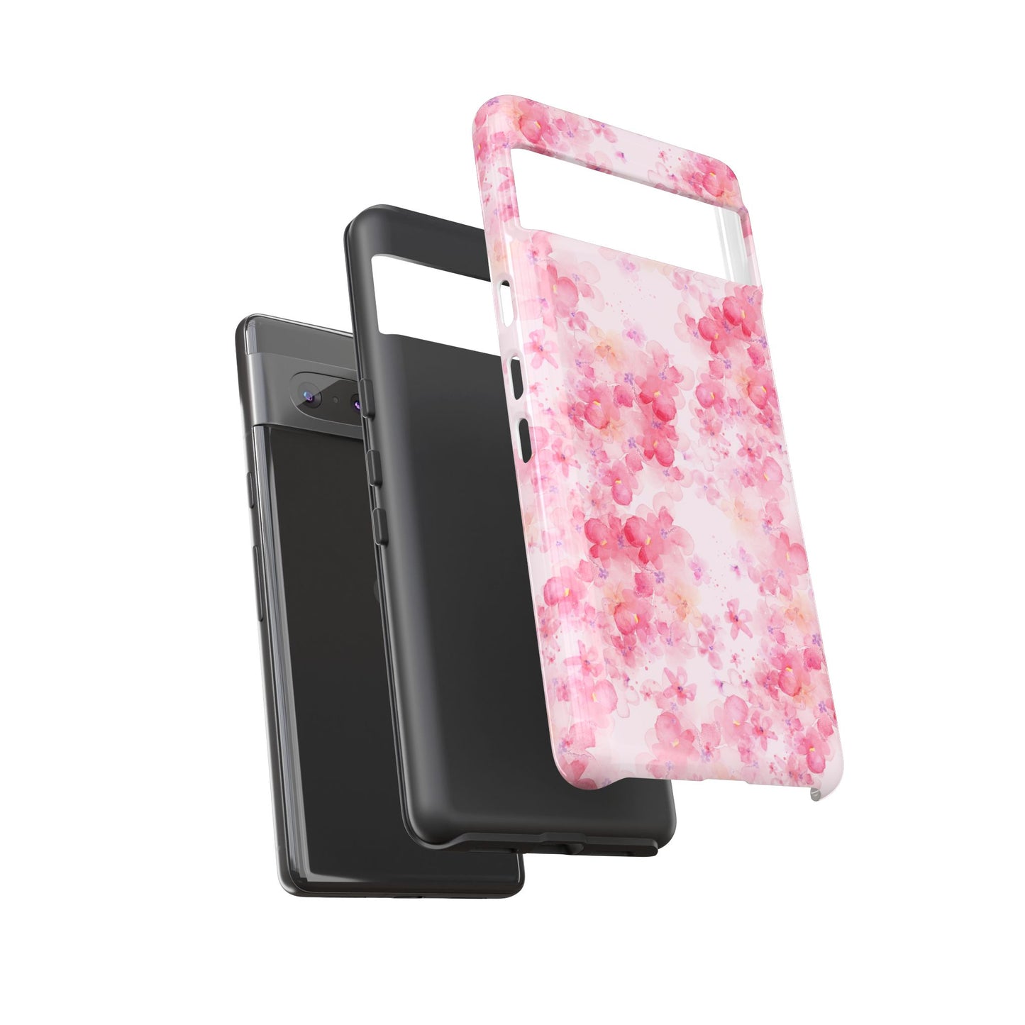 Floral Phone Case - Tough Cases with Pink Blossom Design