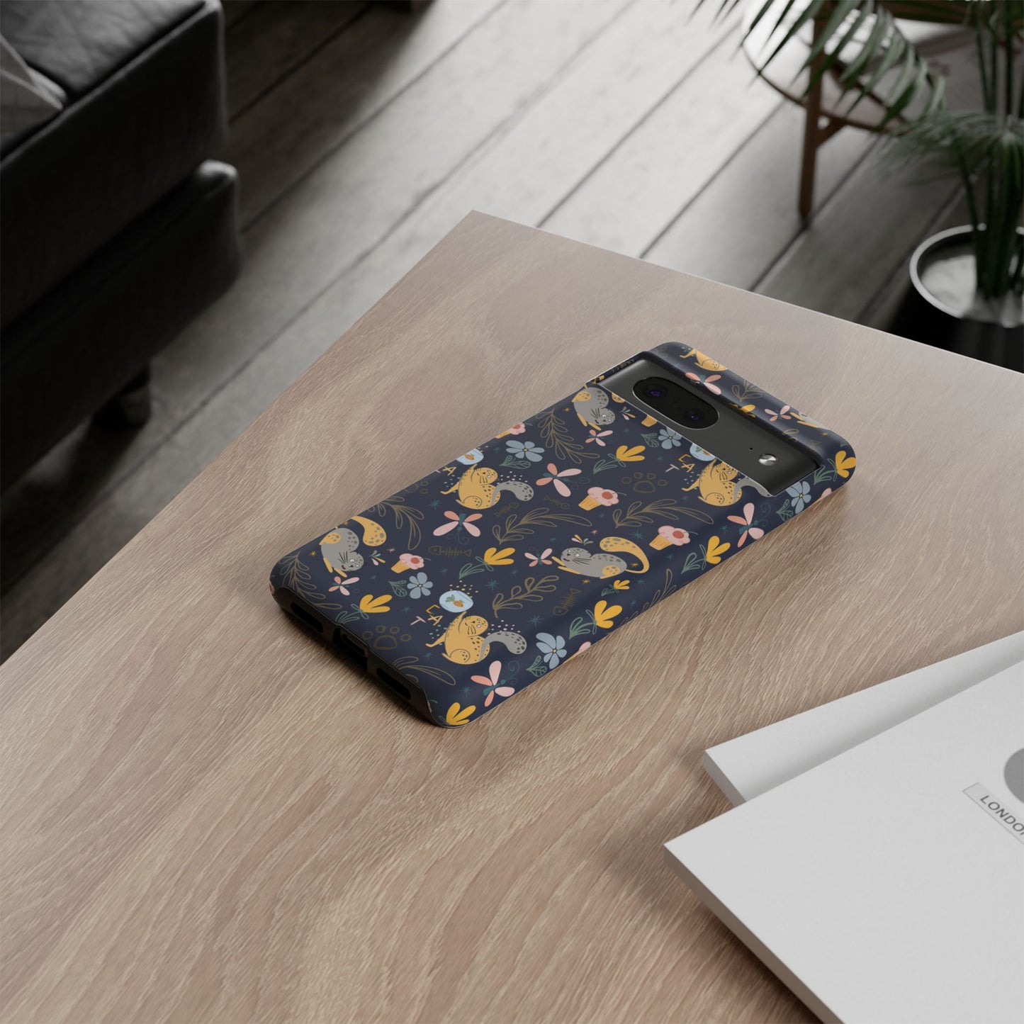 Cat-Themed Tough Phone Case - Tough Case For Stylish Protection