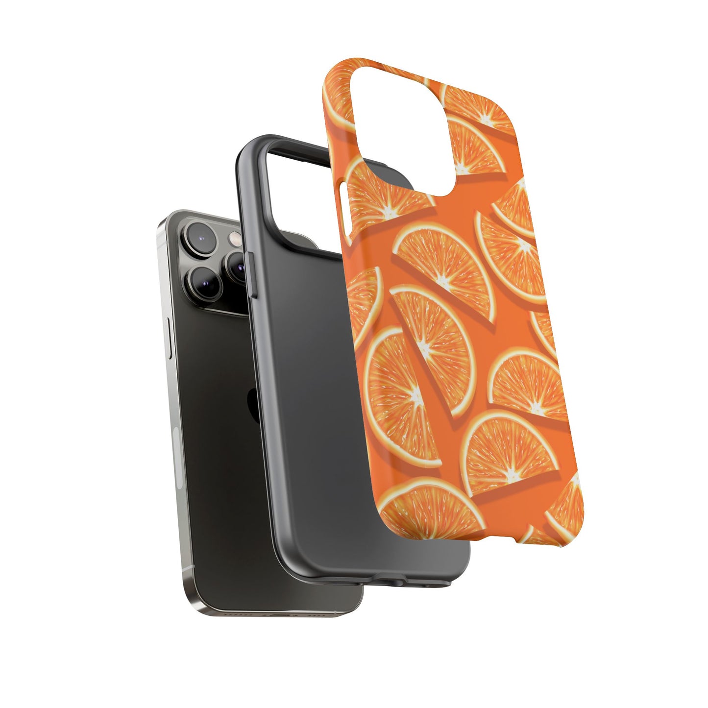 Vibrant Orange Slice Phone Case - Tough Cases for Phone Protection