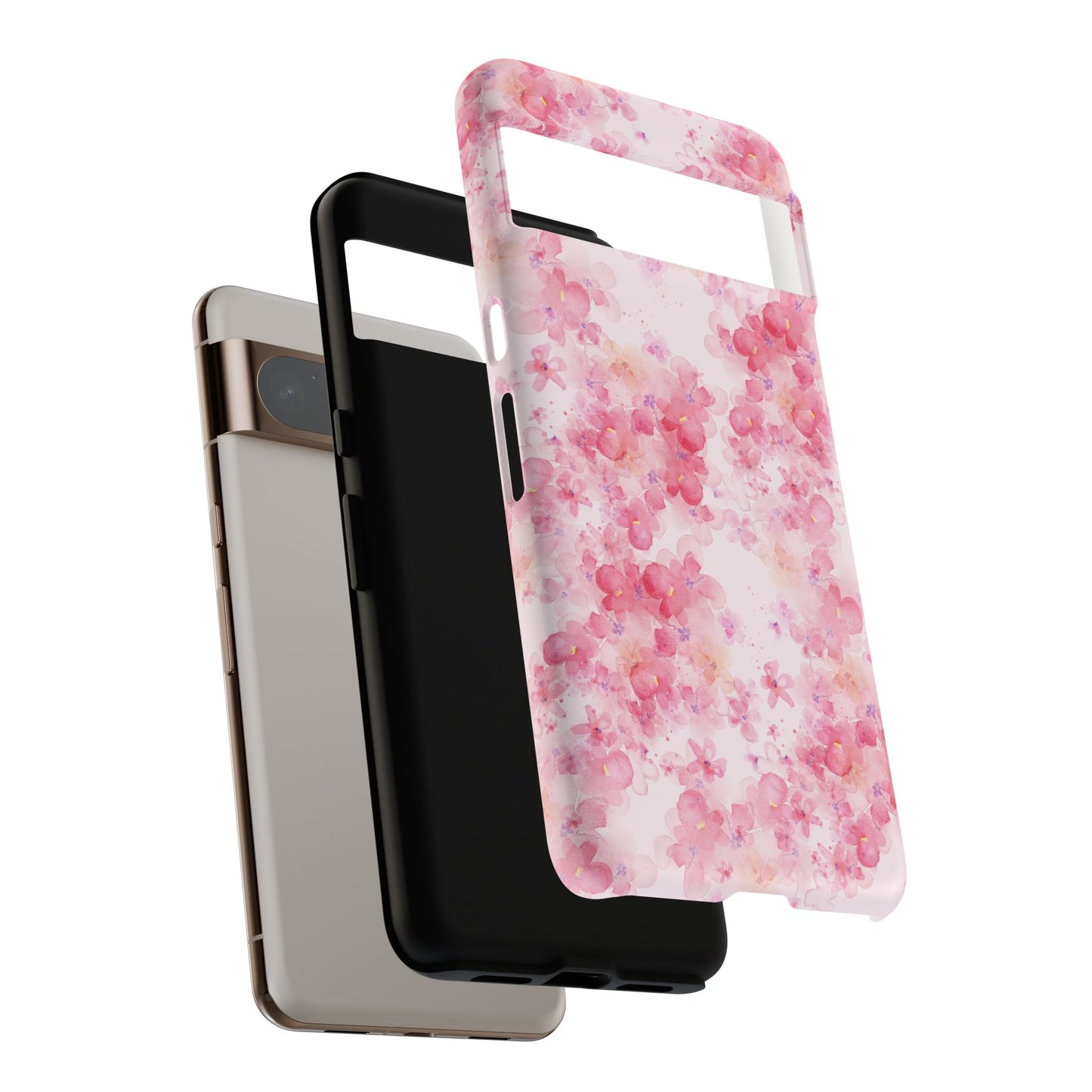 Floral Phone Case - Tough Cases with Pink Blossom Design