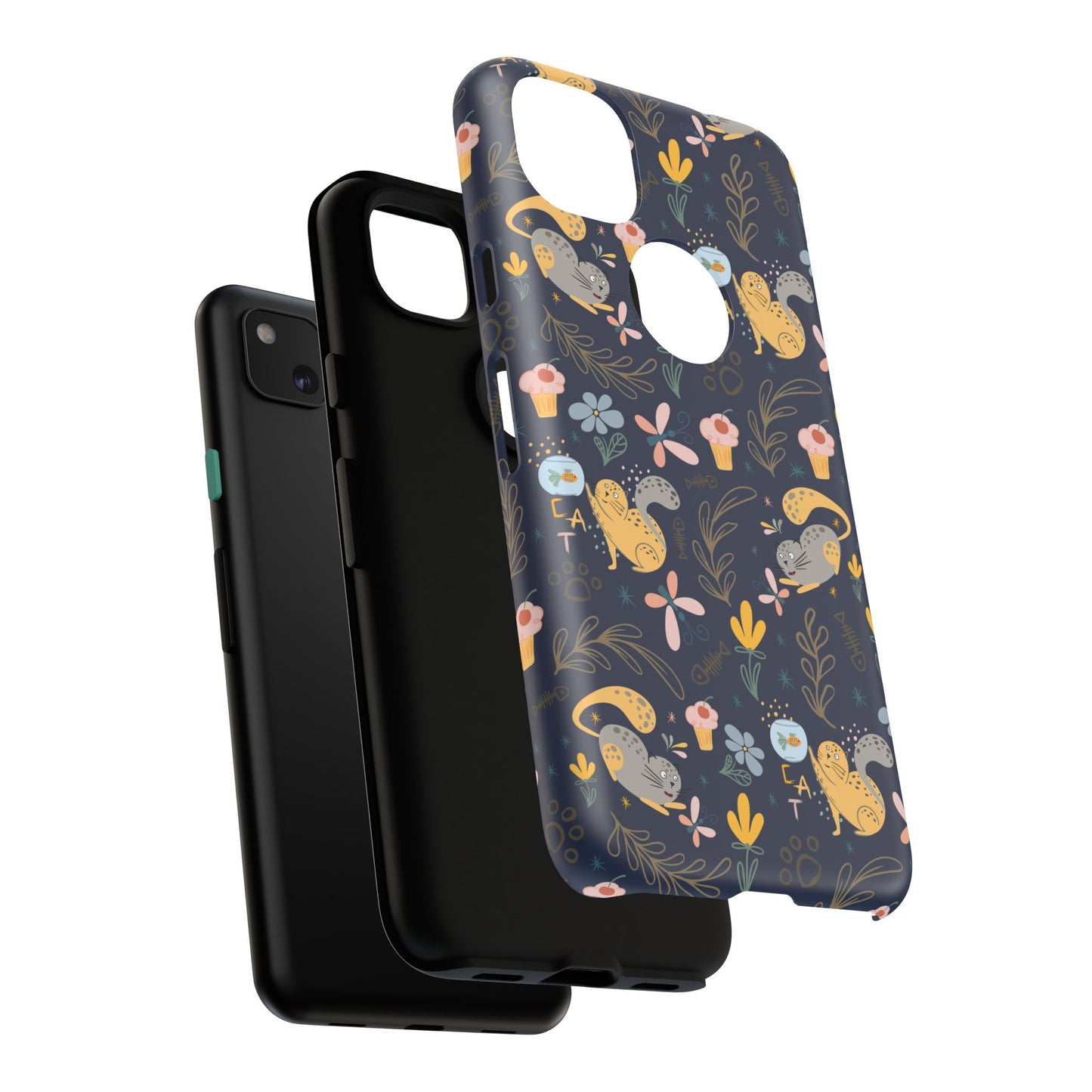Cat-Themed Tough Phone Case - Tough Case For Stylish Protection