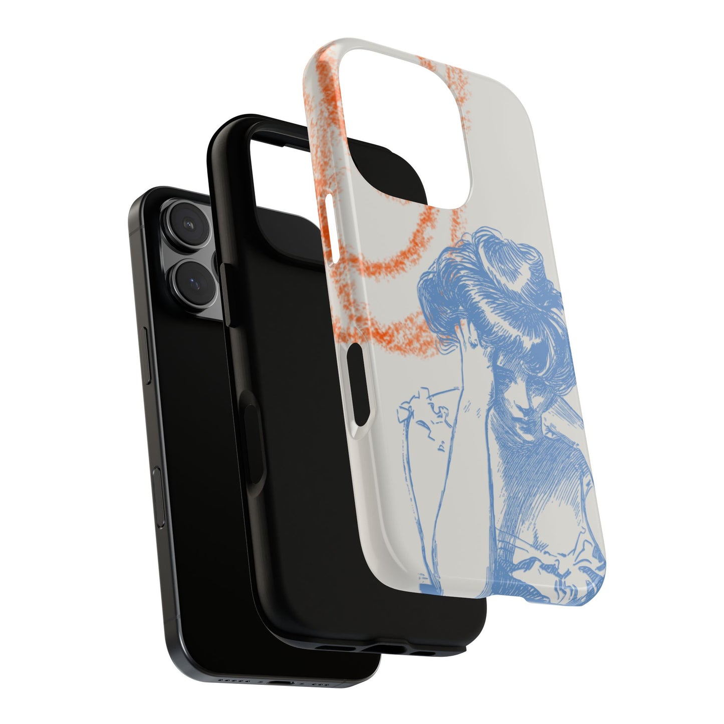 Artistic Phone Case with Stress Relief Design