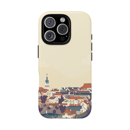 Artistic Phone Case - Charming Village Design