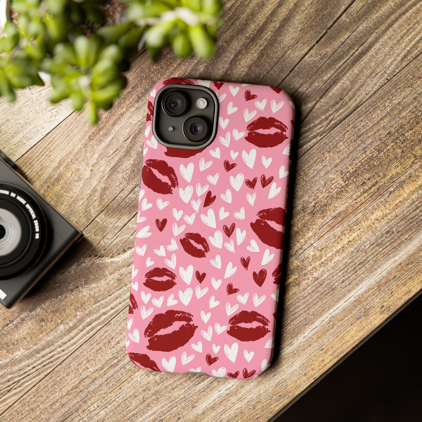 Kiss & Love Phone Case - Tough Cases for Romance Lovers
