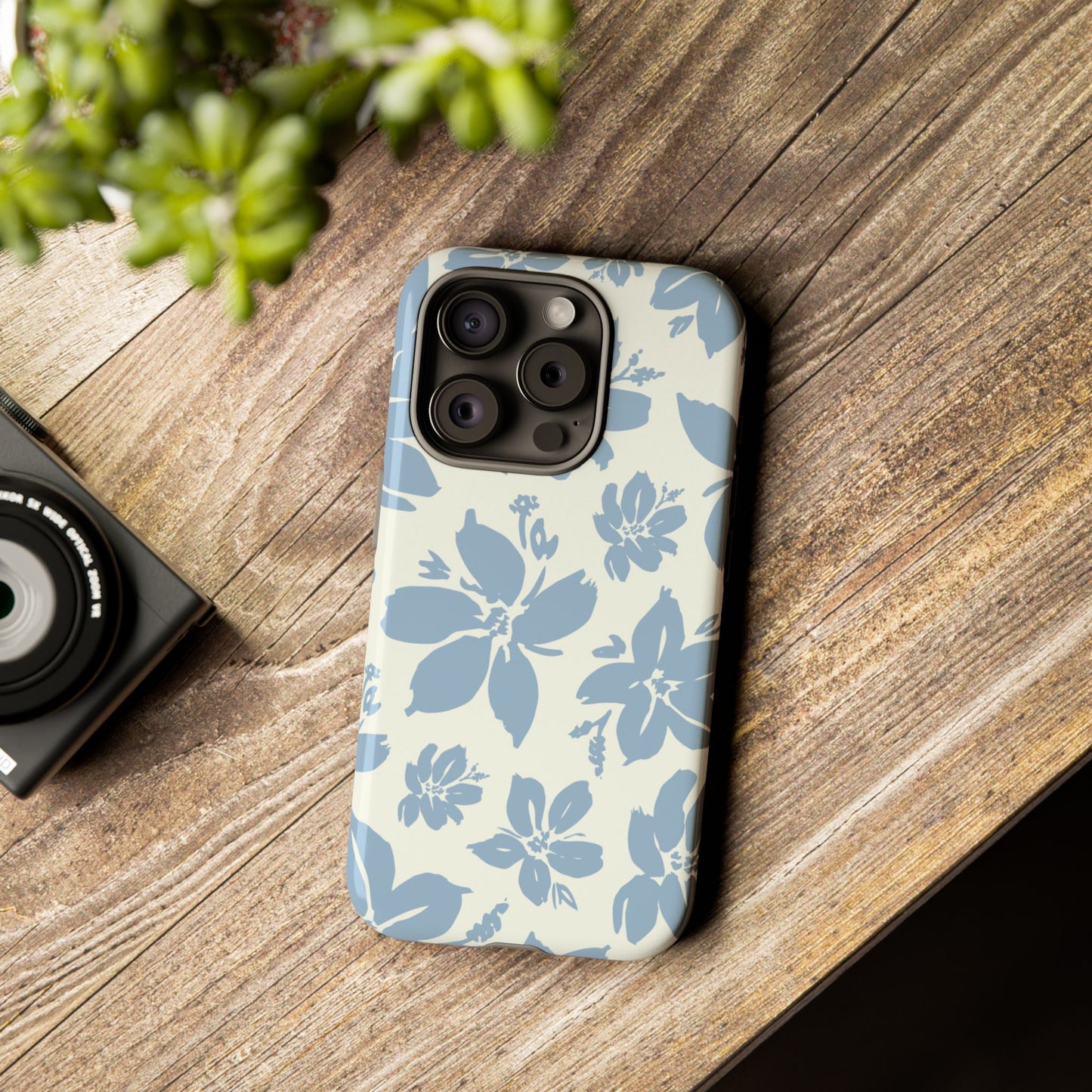 Floral Tough Phone Case  - Stylish and Durable Protective Cover