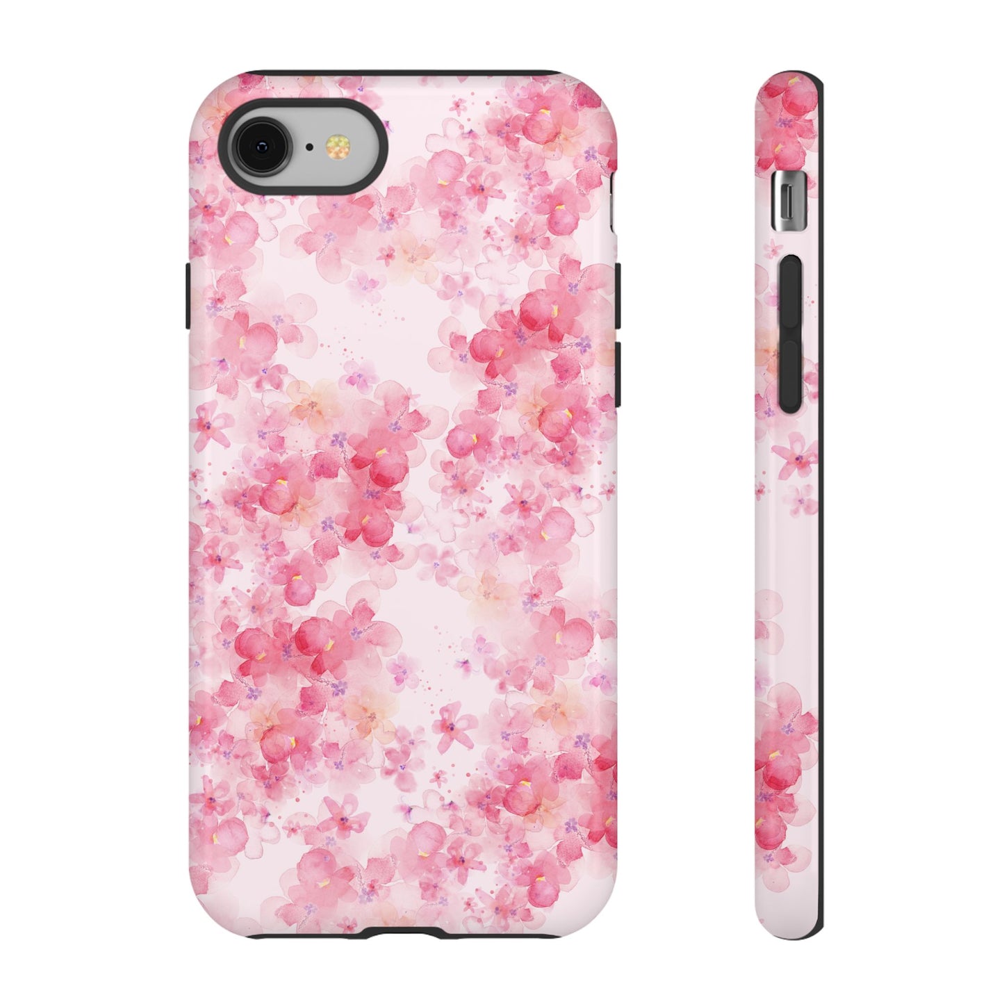 Floral Phone Case - Tough Cases with Pink Blossom Design