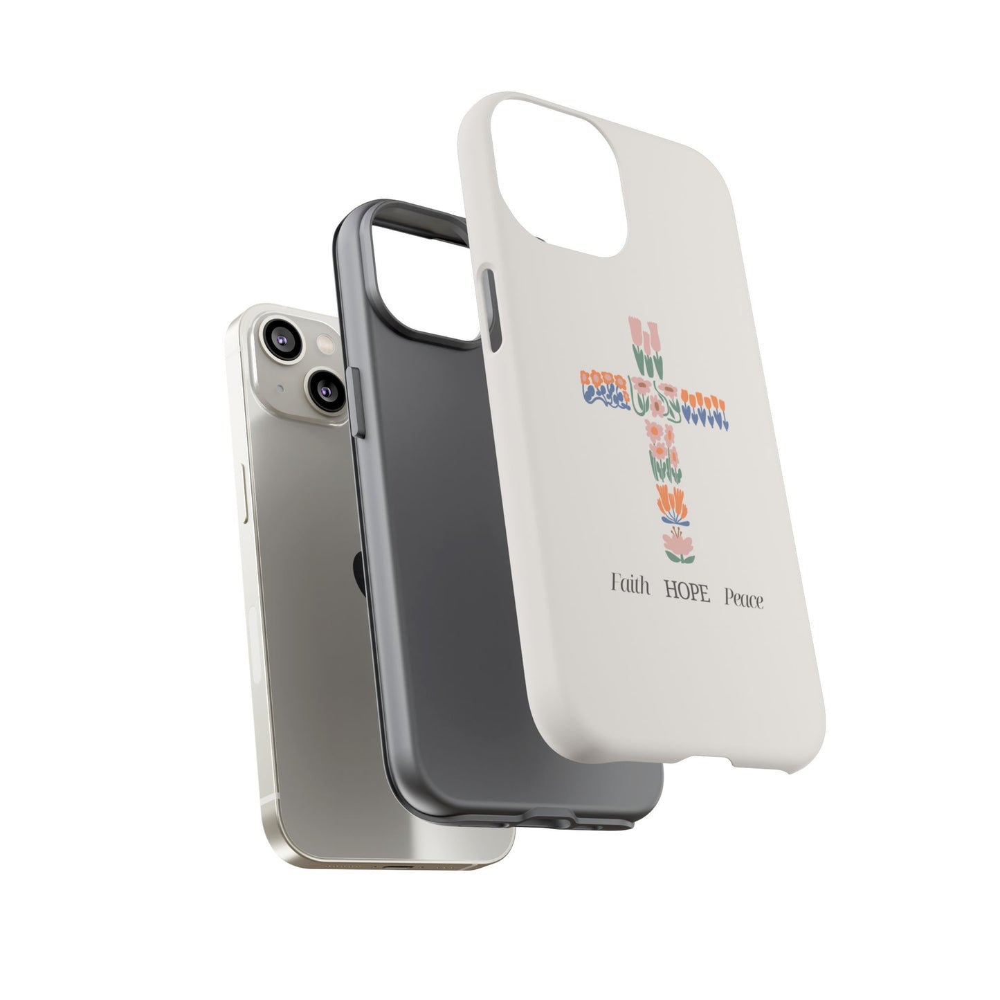 Faith, Hope, Peace Phone Case - Tough Cases for Spiritual Inspiration