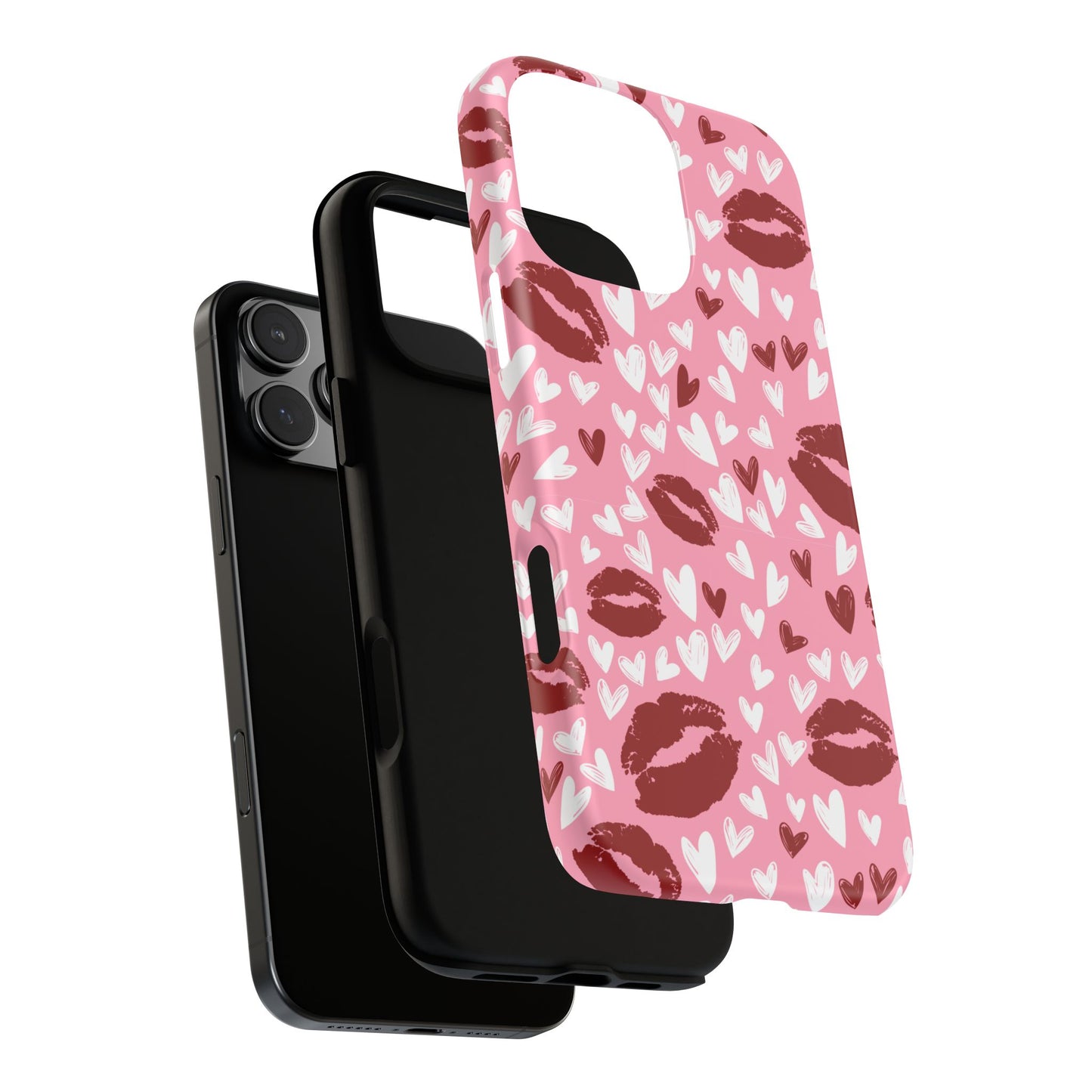 Kiss & Love Phone Case - Tough Cases for Romance Lovers