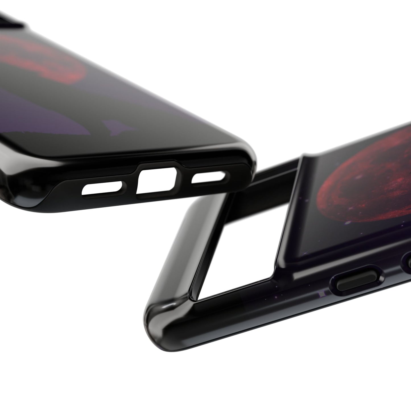 Wolf Howling at Blood Moon Phone Case - Tough & Stylish Protector