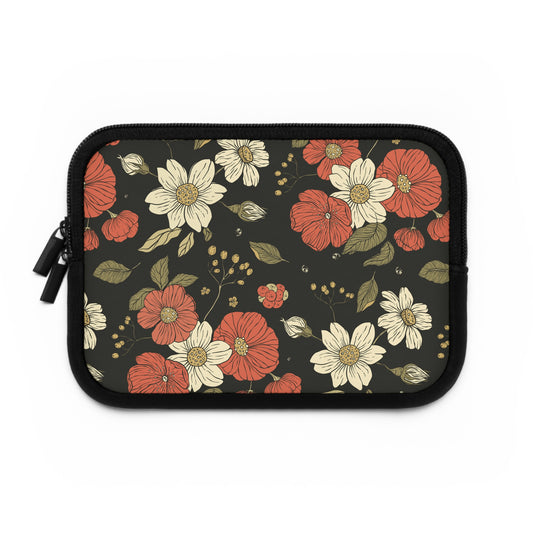 Floral Laptop Sleeve - Elegant Floral Design for Secure Storage