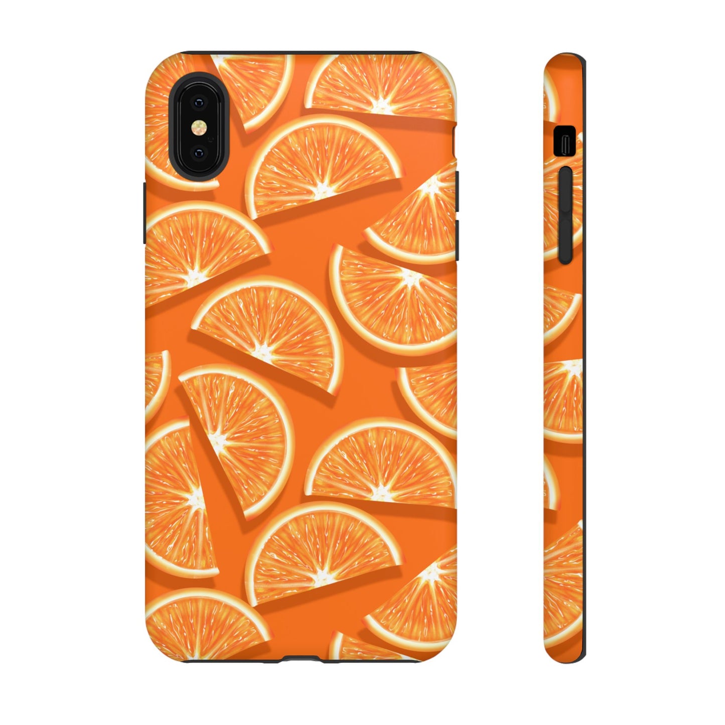 Vibrant Orange Slice Phone Case - Tough Cases for Phone Protection