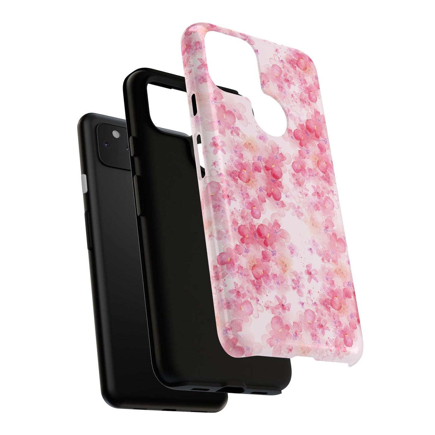 Floral Phone Case - Tough Cases with Pink Blossom Design