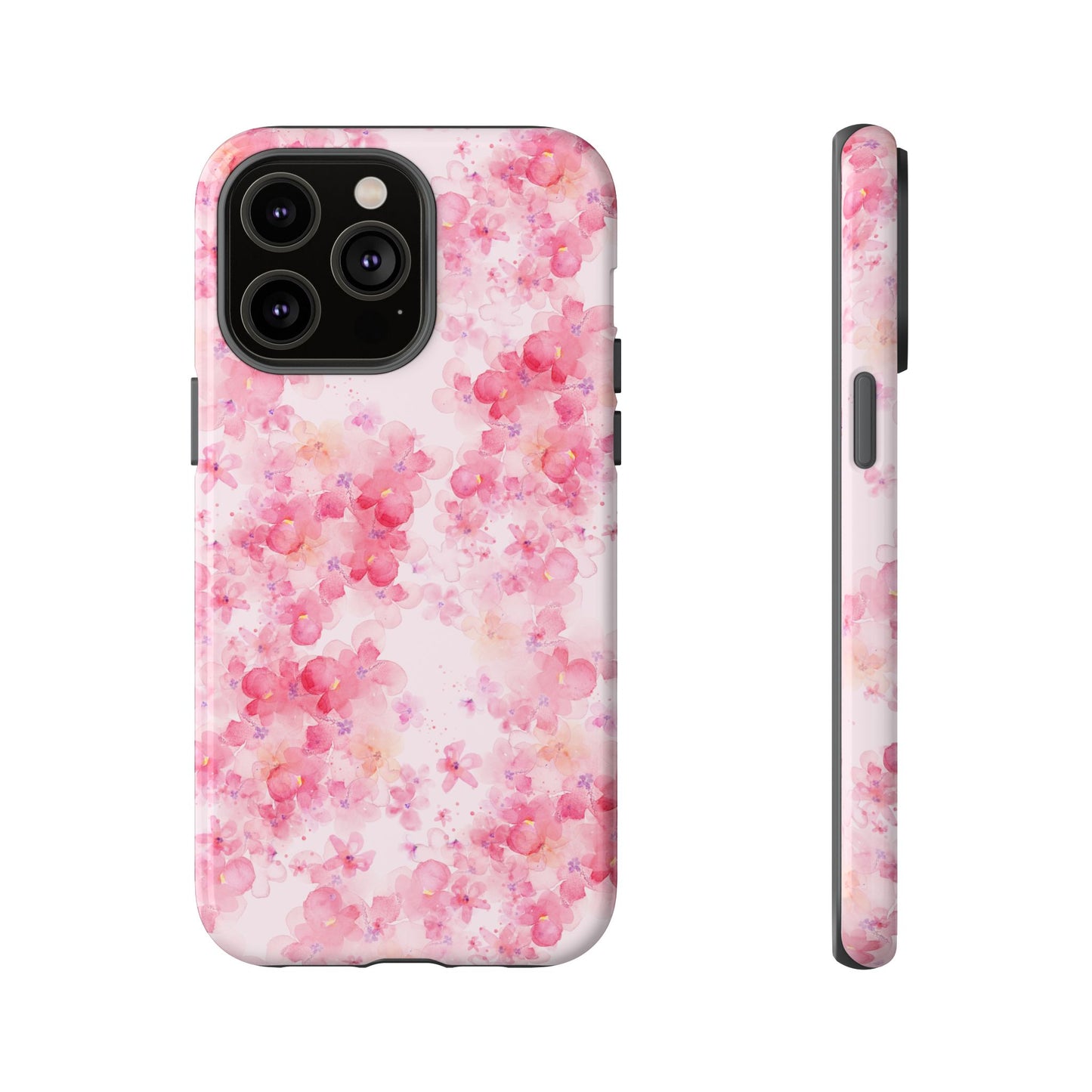 Floral Phone Case - Tough Cases with Pink Blossom Design