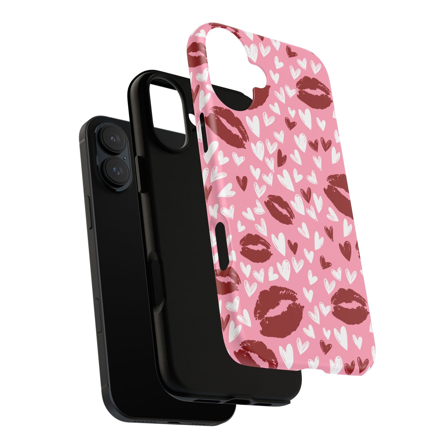 Kiss & Love Phone Case - Tough Cases for Romance Lovers