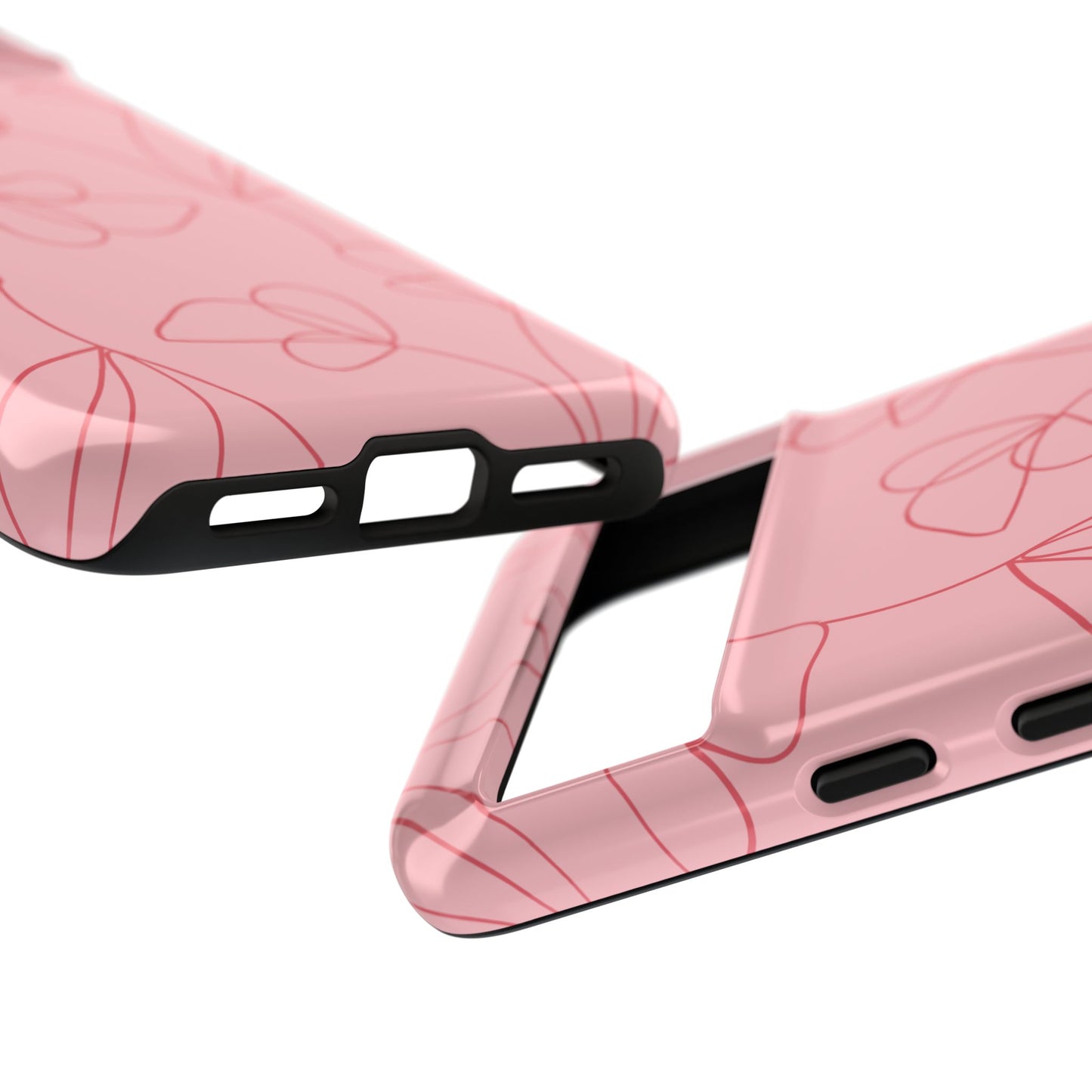 Tough Cases: Elegant Floral Phone Case - Durable Protection with Stylish Design