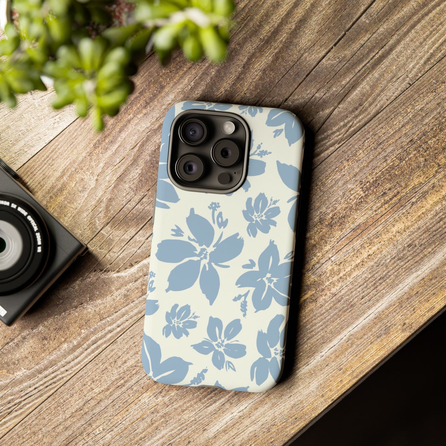 Floral Tough Phone Case  - Stylish and Durable Protective Cover