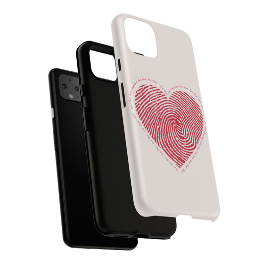 Heartprint Tough Case - Love You Always - Durable Phone Protection