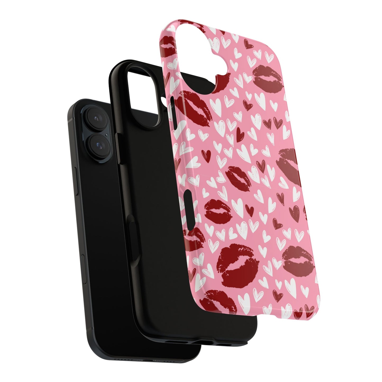 Kiss & Love Phone Case - Tough Cases for Romance Lovers