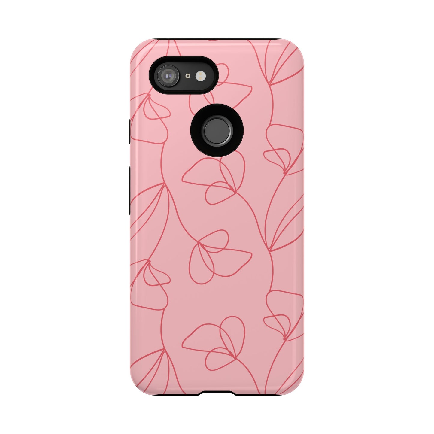 Tough Cases: Elegant Floral Phone Case - Durable Protection with Stylish Design