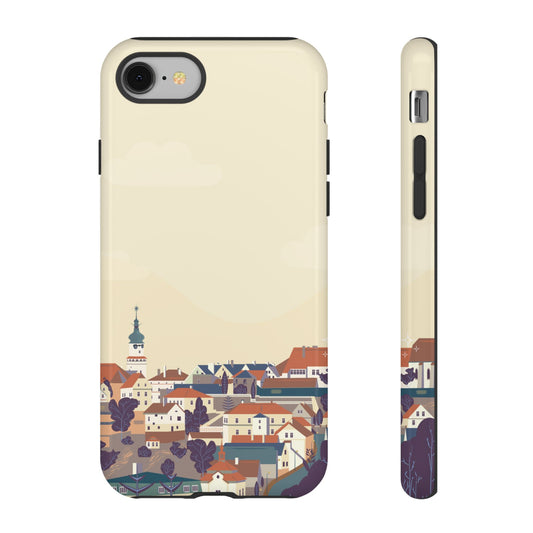 Artistic Phone Case - Charming Village Design