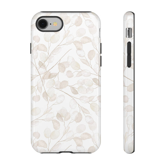 Botanical Phone Case, Tough Cases, Floral Design, Nature Lover Gift, Eco-Friendly Accessory, Protective Phone Cover
