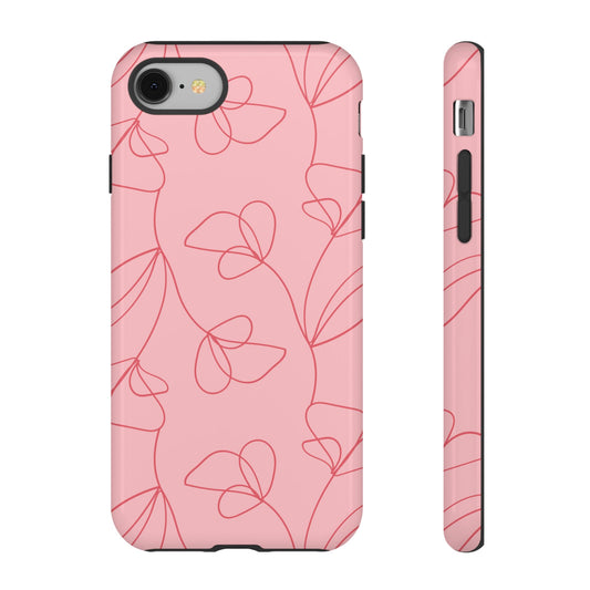 Tough Cases: Elegant Floral Phone Case - Durable Protection with Stylish Design