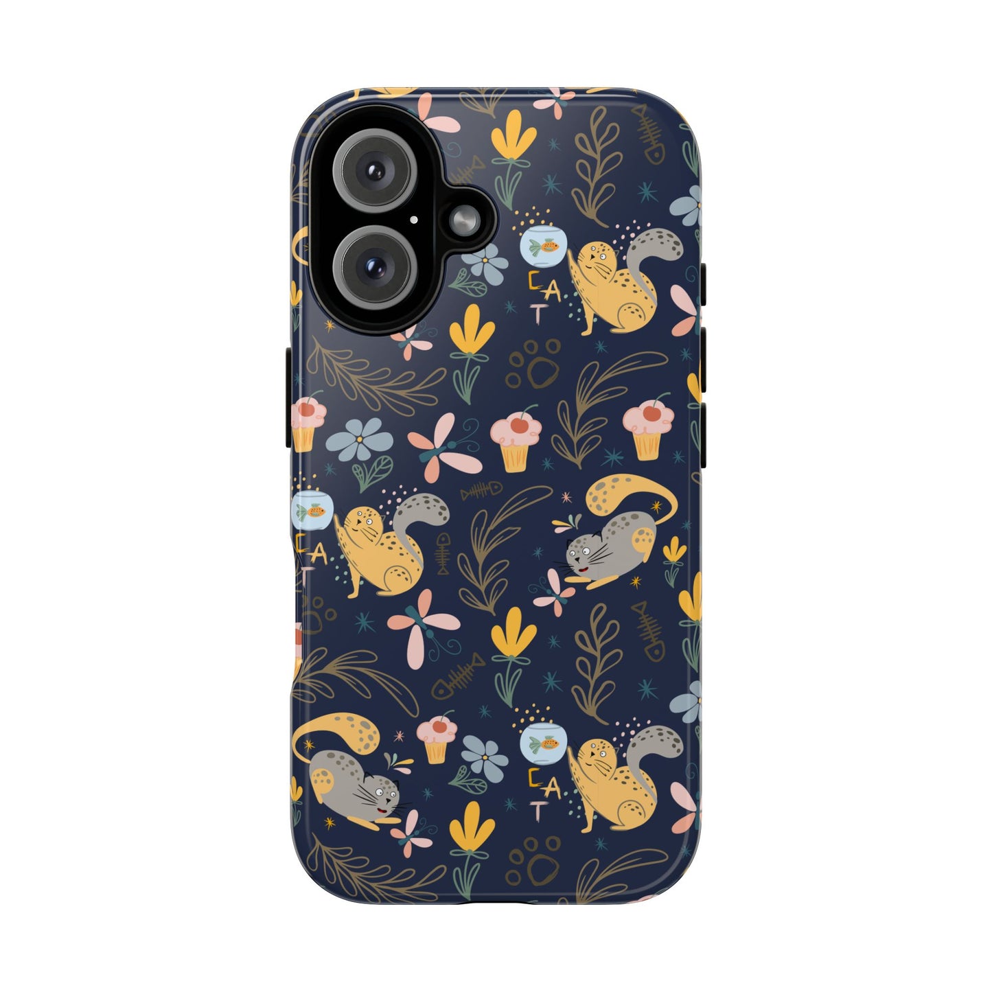 Cat-Themed Tough Phone Case - Tough Case For Stylish Protection