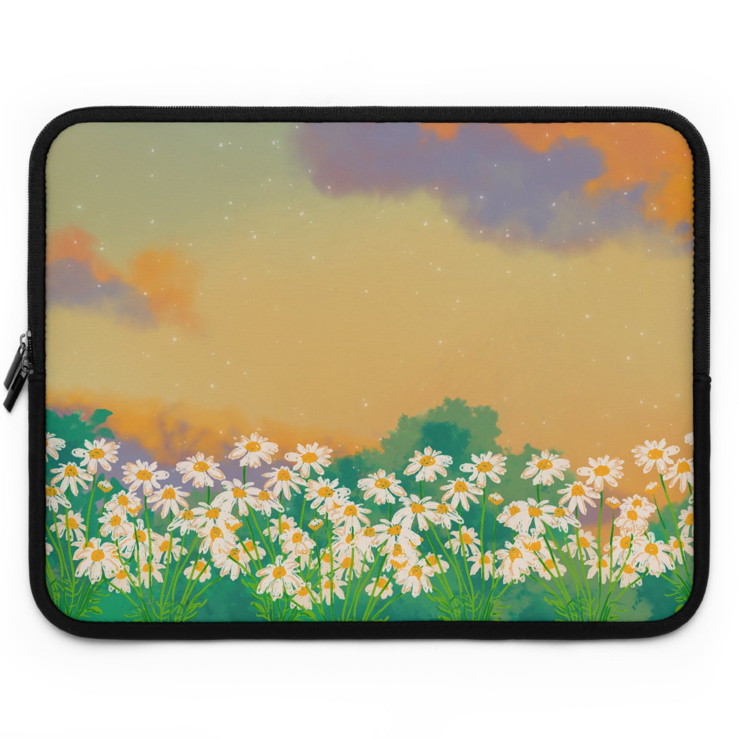Daisy Fields Laptop Sleeve - Floral Design for Nature Lovers