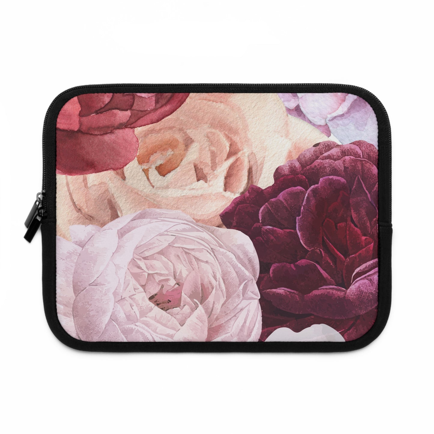 Elegant Floral Laptop Sleeve for Women - Stylish Protection for Your Device