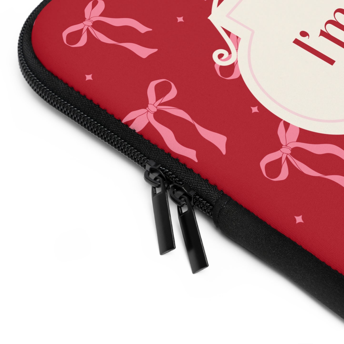 Cute "I'm Just a Girl" Laptop Sleeve – Stylish Protection for Girls