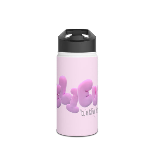 Inspirational Stainless Steel Water Bottle - Believe in Yourself