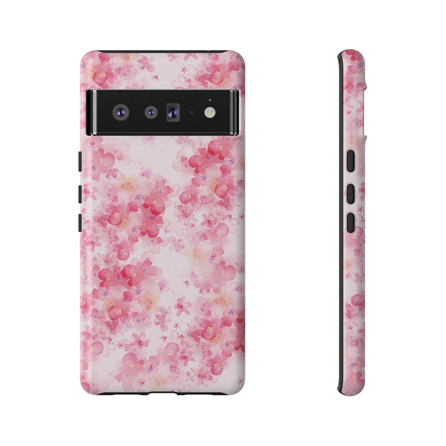 Floral Phone Case - Tough Cases with Pink Blossom Design