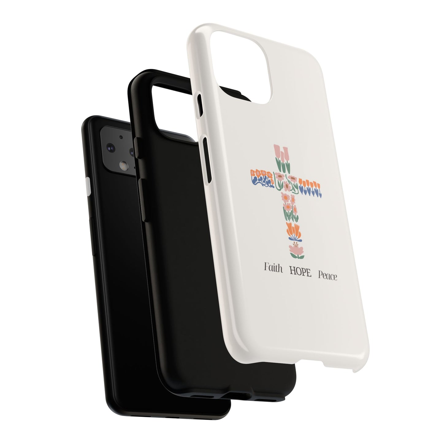 Faith, Hope, Peace Phone Case - Tough Cases for Spiritual Inspiration