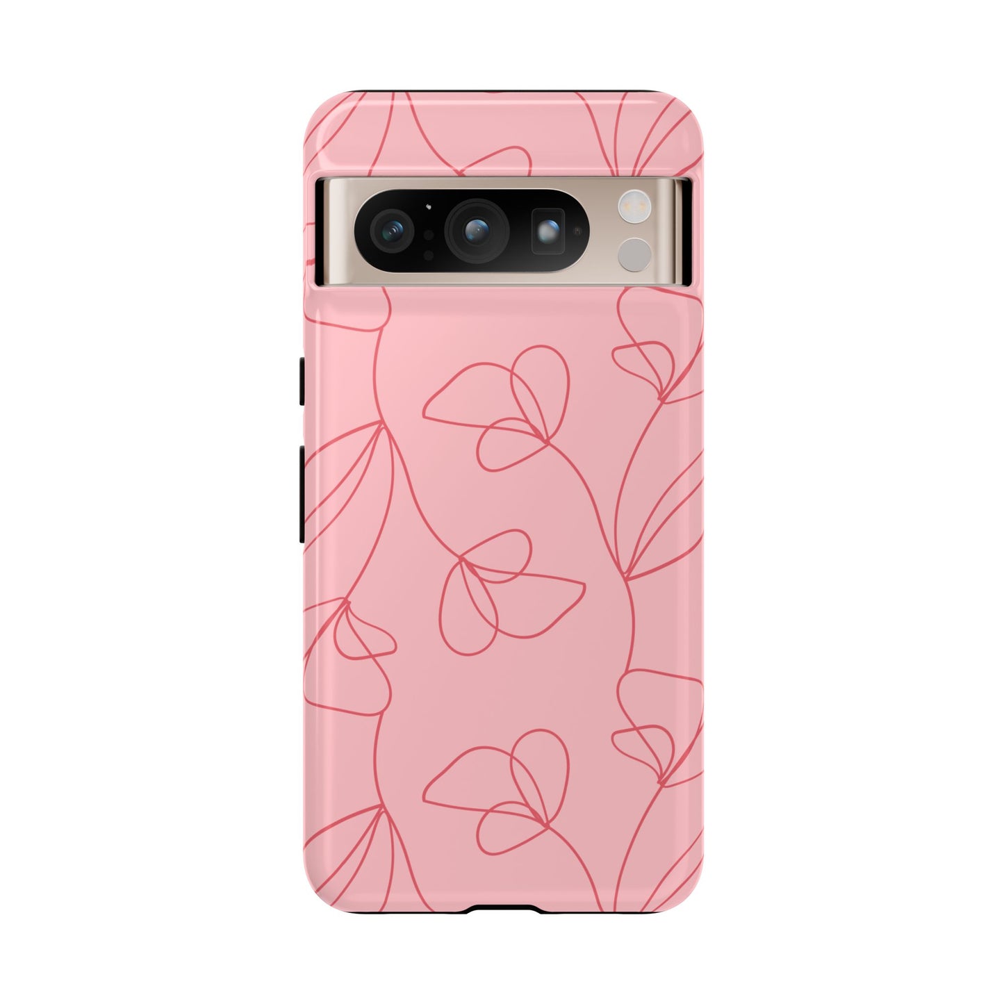 Tough Cases: Elegant Floral Phone Case - Durable Protection with Stylish Design