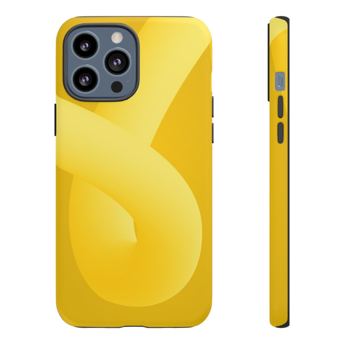 Stylish Tough Phone Case - Modern Yellow Design for Ultimate Protection