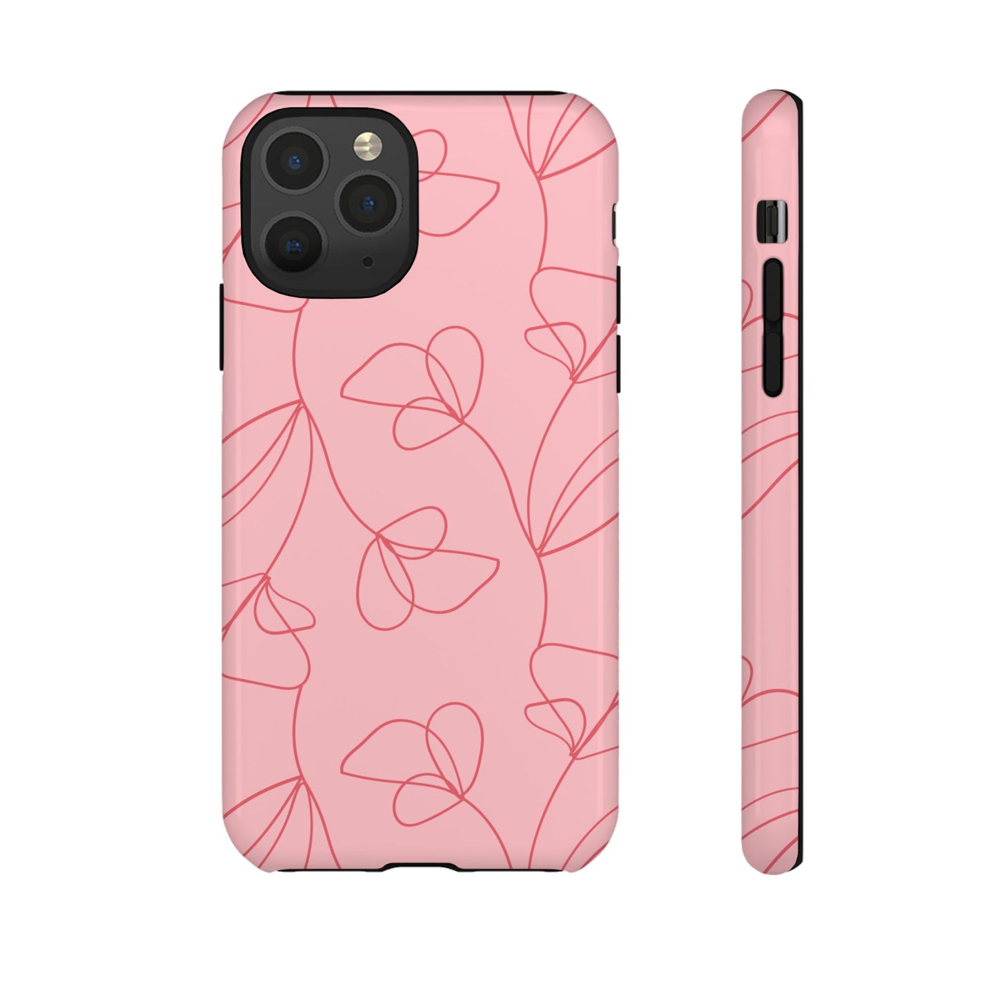 Tough Cases: Elegant Floral Phone Case - Durable Protection with Stylish Design