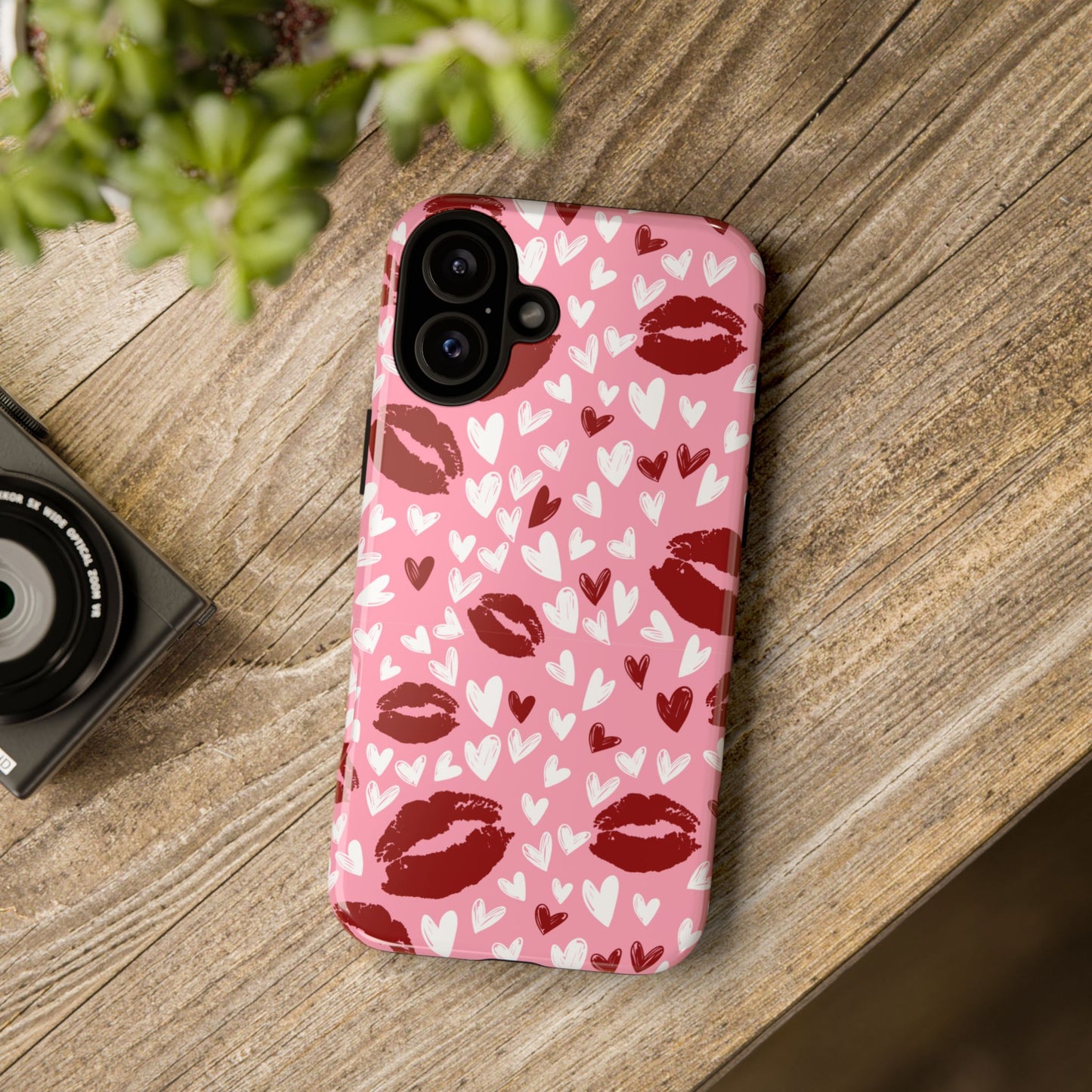 Kiss & Love Phone Case - Tough Cases for Romance Lovers