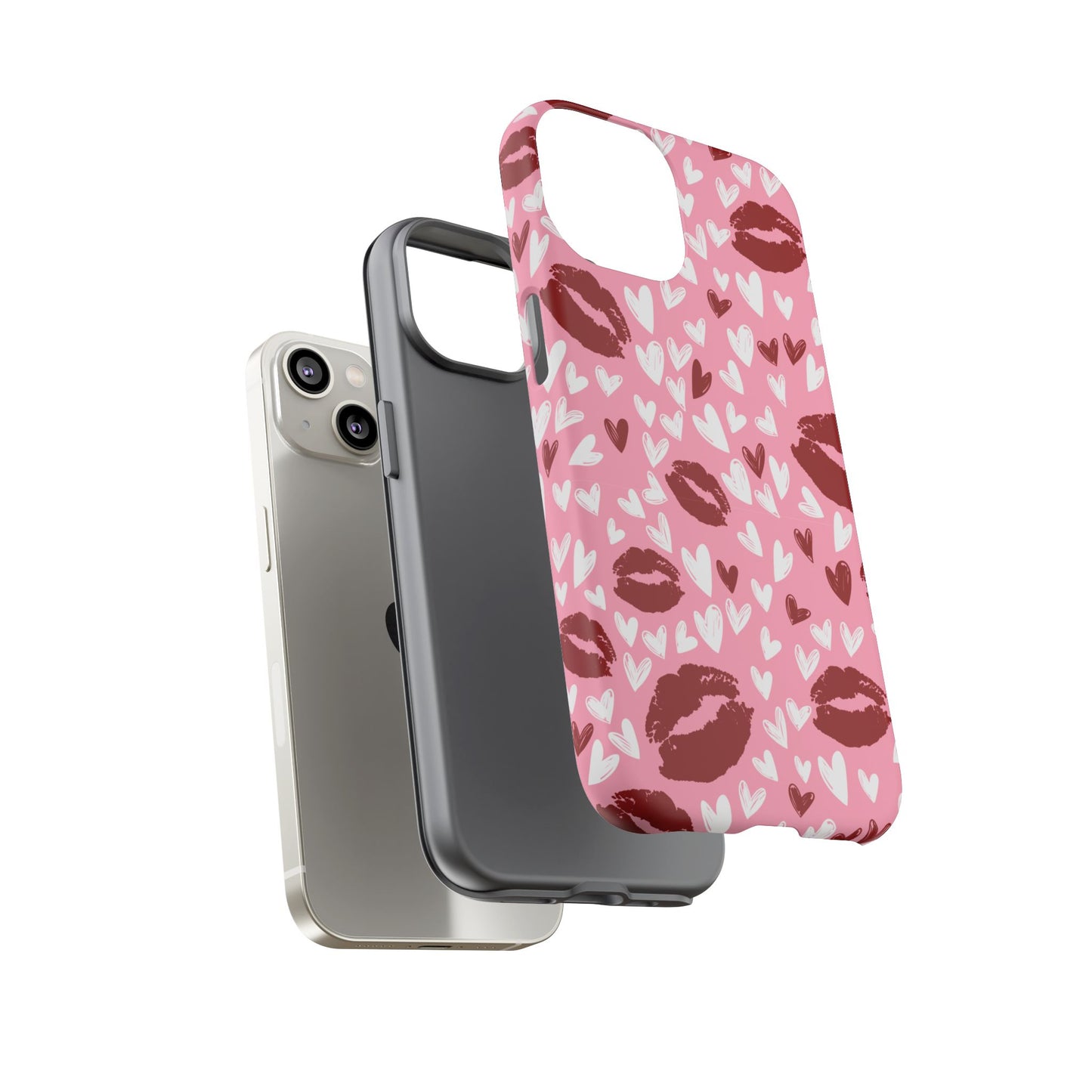 Kiss & Love Phone Case - Tough Cases for Romance Lovers